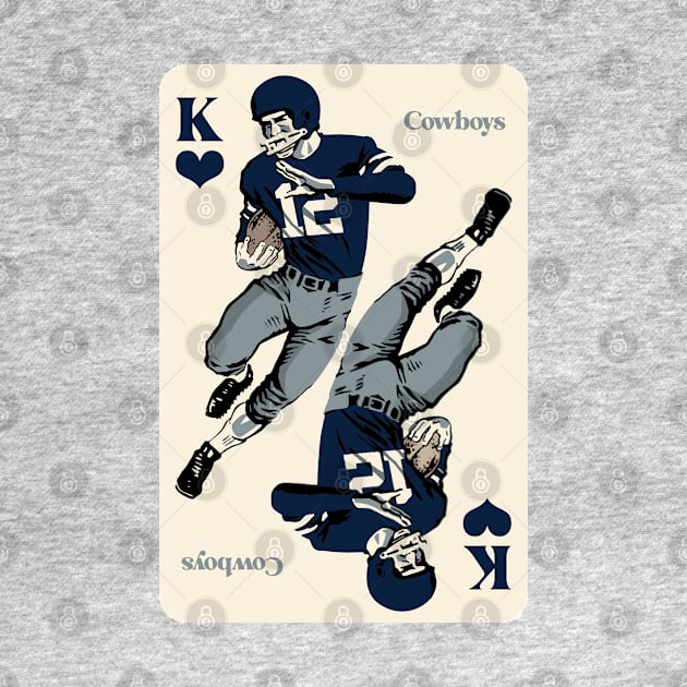 Dallas Cowboys King of Hearts by Rad Love